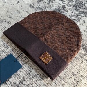 Louis Vuitton Dark Brown Checkered Hat